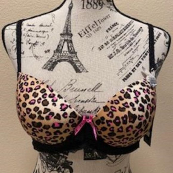 PLAYBOY Other - PLAYBOY ANIMAL PRINT PADDED UNDERWIRE BRA